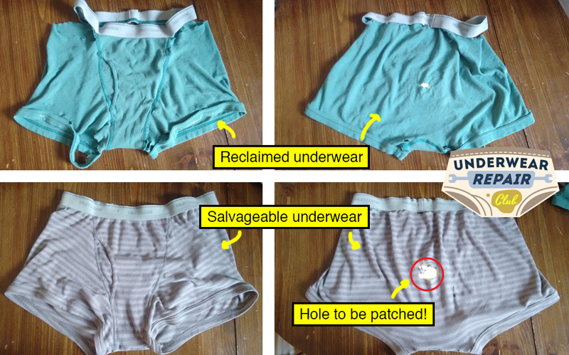 Shamrock Patch Underwear Repair! – Underwear Repair Club